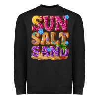 Black sun salt sand summer Heavyweight Sweatshirt - NancyCooperArtShop