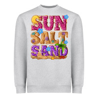 Heather Grey sun salt sand summer Heavyweight Sweatshirt - NancyCooperArtShop