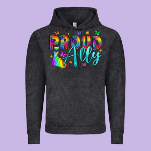 Western Proud Ally Vintage Hoodie Designed By Bundleandbundleshop