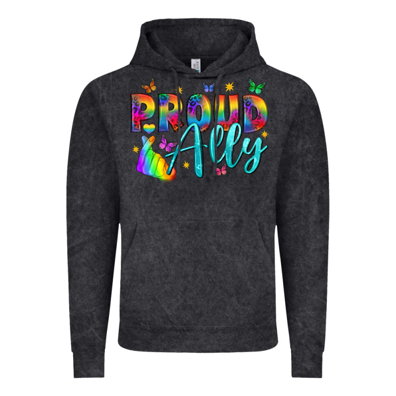 Western Proud Ally Vintage Hoodie by BundleAndBundleShop | Teevron