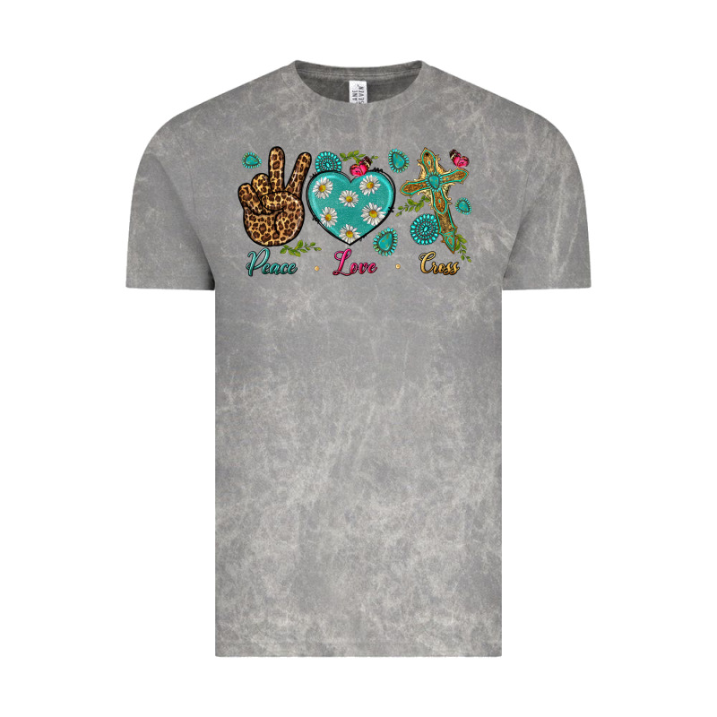 Peace Love Cross Vintage Tee by BundleAndBundleShop | Teevron