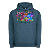 Pigment Midnight Navy easter pharmacy Urban Hoodie - CowhideDigitalArt