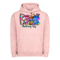 Pigment Salmon easter pharmacy Urban Hoodie - CowhideDigitalArt