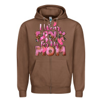 Chestnut i wear pink for my mom Zipper Hoodie - CowGirlArtShop