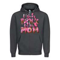 Smoke i wear pink for my mom Zipper Hoodie - CowGirlArtShop