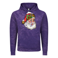 Cloud Purple santa with snow Vintage Hoodie - RanaPortraitStore