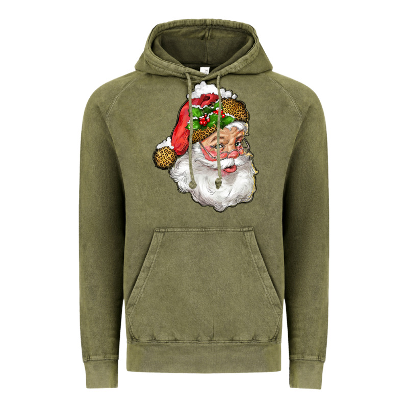 Santa With Snow Vintage Hoodie by RanaPortraitStore | Teevron