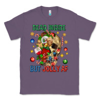 Lavender Dead Inside But Jolly Af Classic Tee - BundleAndBundleShop