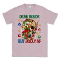 Lilac Dead Inside But Jolly Af Classic Tee - BundleAndBundleShop