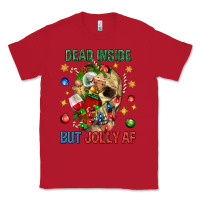Red Dead Inside But Jolly Af Classic Tee - BundleAndBundleShop