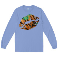 Colony Blue Tiger Lips Long Sleeve Tee - Bettercallsaul