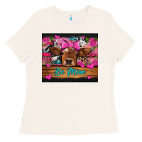 Bone be mine valentine's day cow Ladies Tee - Jasminsmagicworld
