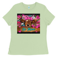 Matcha be mine valentine's day cow Ladies Tee - Jasminsmagicworld