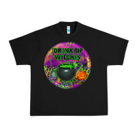 Black halloween round earrings Urban Heavy Tee - BundleAndBundleShop