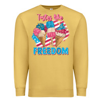 Antique Gold Tastes like freedom 4th of July Premium Sweatshirt - FaDigitalArtStudio