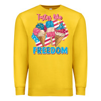 Lemon Tastes like freedom 4th of July Premium Sweatshirt - FaDigitalArtStudio