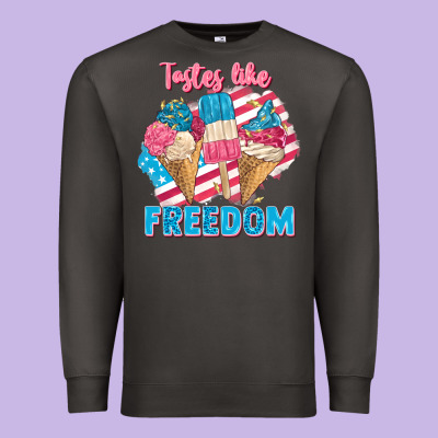 Tastes Like Freedom 4th Of July Premium Sweatshirt Designed By Fadigitalartstudio