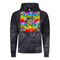 Cloud Black Pride LGBTQ+ Cowhide Hearts And Daisy Patterns Vintage Hoodie - BundleAndBundleShop