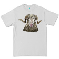 Dove Grey rambouillet sheep head Premium Tee - LillyAllenDesigns