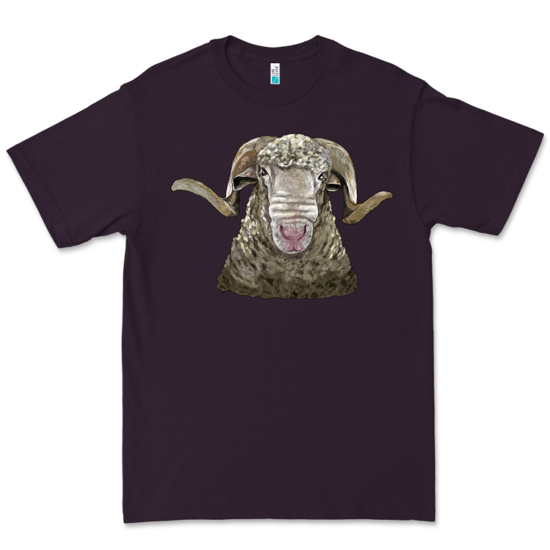 Rambouillet Sheep Head Premium Tee by LillyAllenDesigns | Teevron