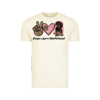 Vintage Arctic peace love dachshund Vintage Tee - JahusDesignShop