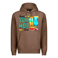 Chestnut sweet summer time pineapple Premium Hoodie - CowCowDesign