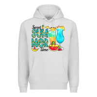 Dove Grey sweet summer time pineapple Premium Hoodie - CowCowDesign