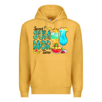 Mustard sweet summer time pineapple Premium Hoodie - CowCowDesign