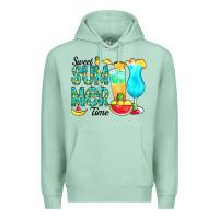 Seafoam sweet summer time pineapple Premium Hoodie - CowCowDesign