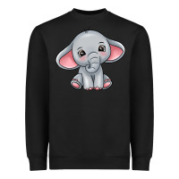Black elephant Heavyweight Sweatshirt - texasbilliewilder