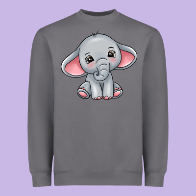 Elephant Heavyweight Sweatshirt Designed By Texasbilliewilder