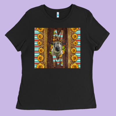 Western Hampshire Sheep Mom Ladies Tee Designed By Lillyallendesigns