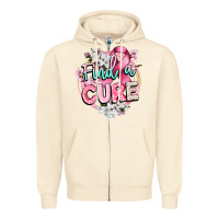 Sandshell find a cure cancer awareness Zipper Hoodie - CowGirlArtShop