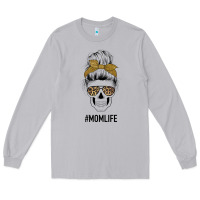 Moon Dust Glitter Patterned Leopard Mom Skull Long Sleeve Tee - Bettercallsaul