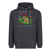 Smoke Life Is Better With Coffee And Plants Cactus Coffe Heavyweight Hoodie - FaDigitalArtStudio