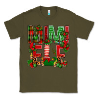 Army Green Christmas Mimi Elf Classic Tee - BundleAndBundleShop