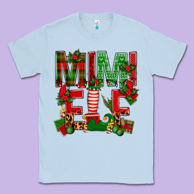 Christmas Mimi Elf Classic Tee Designed By Bundleandbundleshop