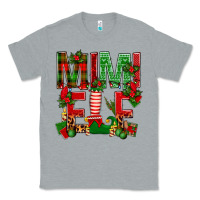 Heather Grey Christmas Mimi Elf Classic Tee - BundleAndBundleShop