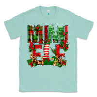 Seafoam Christmas Mimi Elf Classic Tee - BundleAndBundleShop