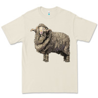 Bone merino wool sheep Premium Tee - LillyAllenDesigns