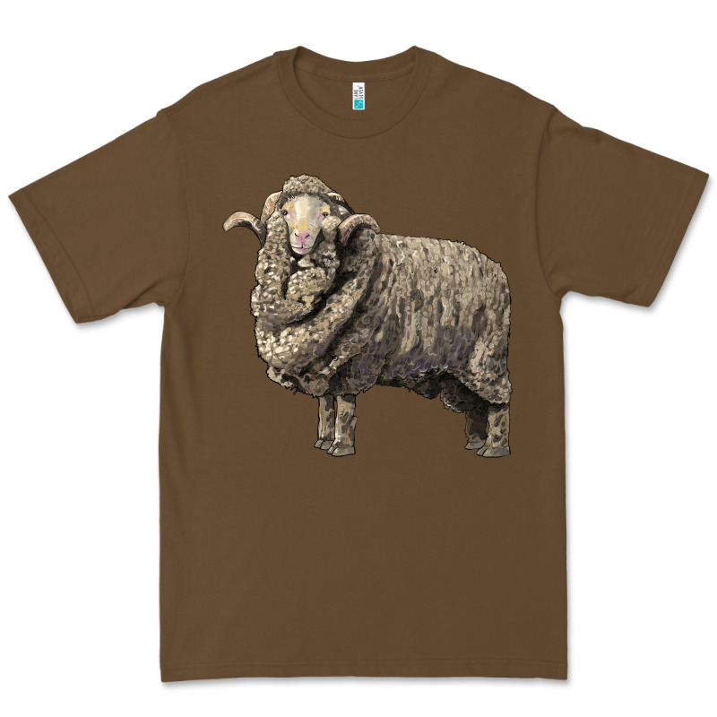 Merino Wool Sheep Premium Tee by LillyAllenDesigns | Teevron