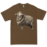 Cacao merino wool sheep Premium Tee - LillyAllenDesigns