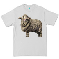 Dove Grey merino wool sheep Premium Tee - LillyAllenDesigns