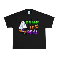 Black creep it real Urban Heavy Tee - BundleAndBundleShop