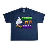 Navy creep it real Urban Heavy Tee - BundleAndBundleShop