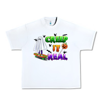 White creep it real Urban Heavy Tee - BundleAndBundleShop