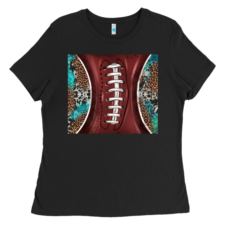 Western Pattern And American Football Ladies Tee by BarkalooDesign | Teevron
