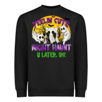 Black feeling cute might haunt u later tbw Heavyweight Sweatshirt - texasbilliewilder