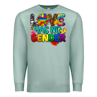 Seafoam love has no gender pride Premium Sweatshirt - FaDigitalArtStudio