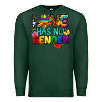 Sports Green love has no gender pride Premium Sweatshirt - FaDigitalArtStudio
